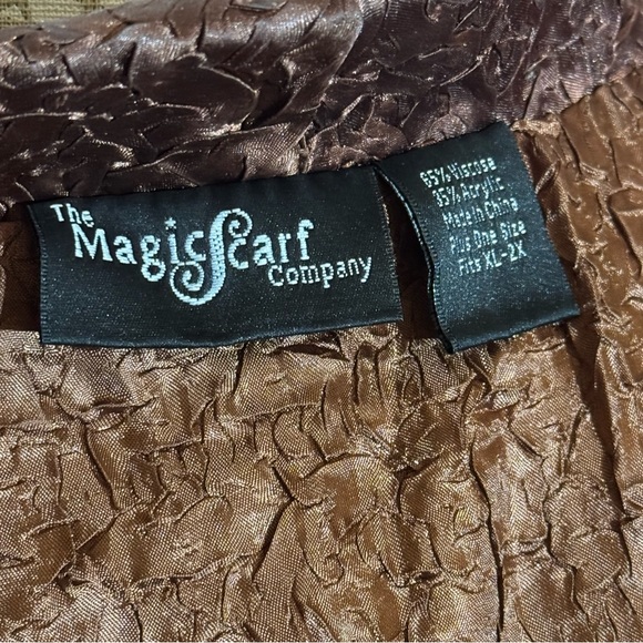 Magic scarf company // brown textured longline blazer jacket size xl-2x - Picture 8 of 8